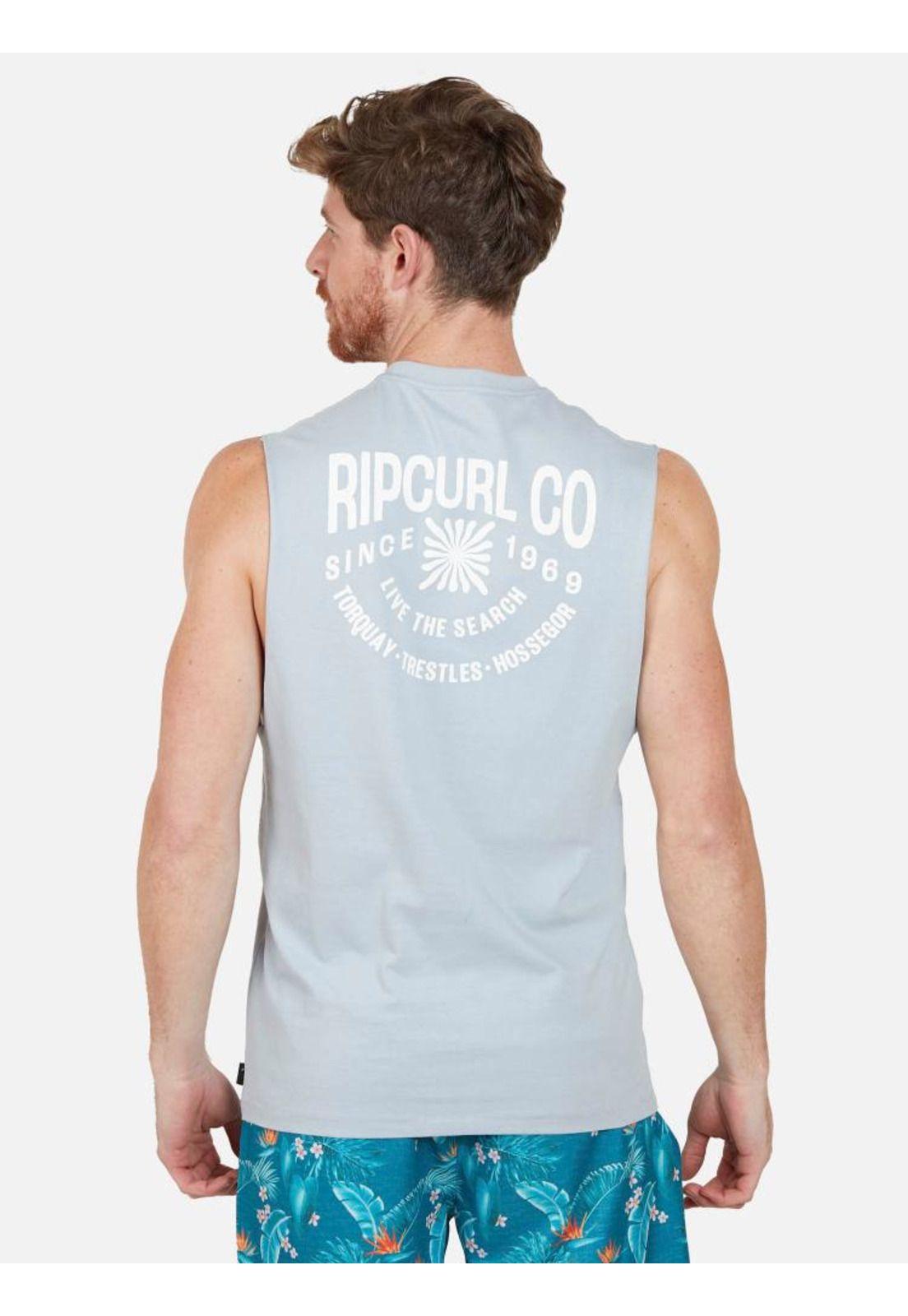 Polera COSMIC BURST MUSCLE Hombre Celeste Rip Curl-1