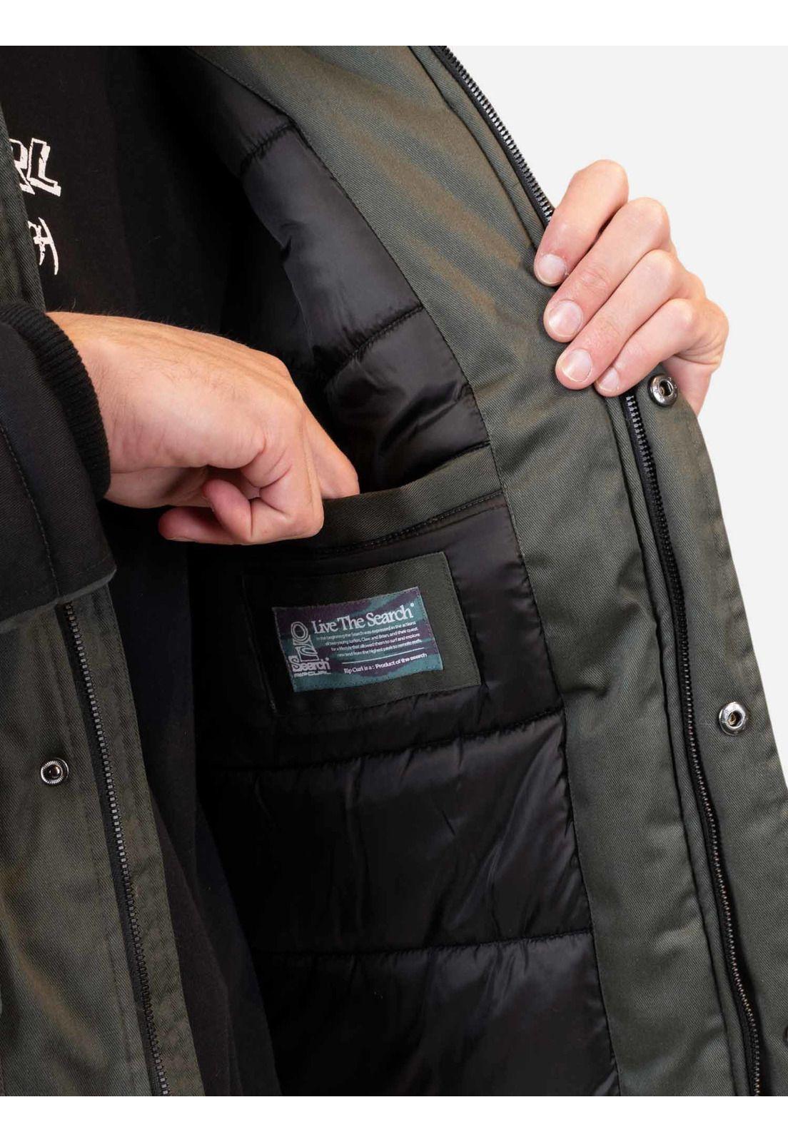 Chaqueta Rcxcel Verde-Militar Hombre Rip Curl-2