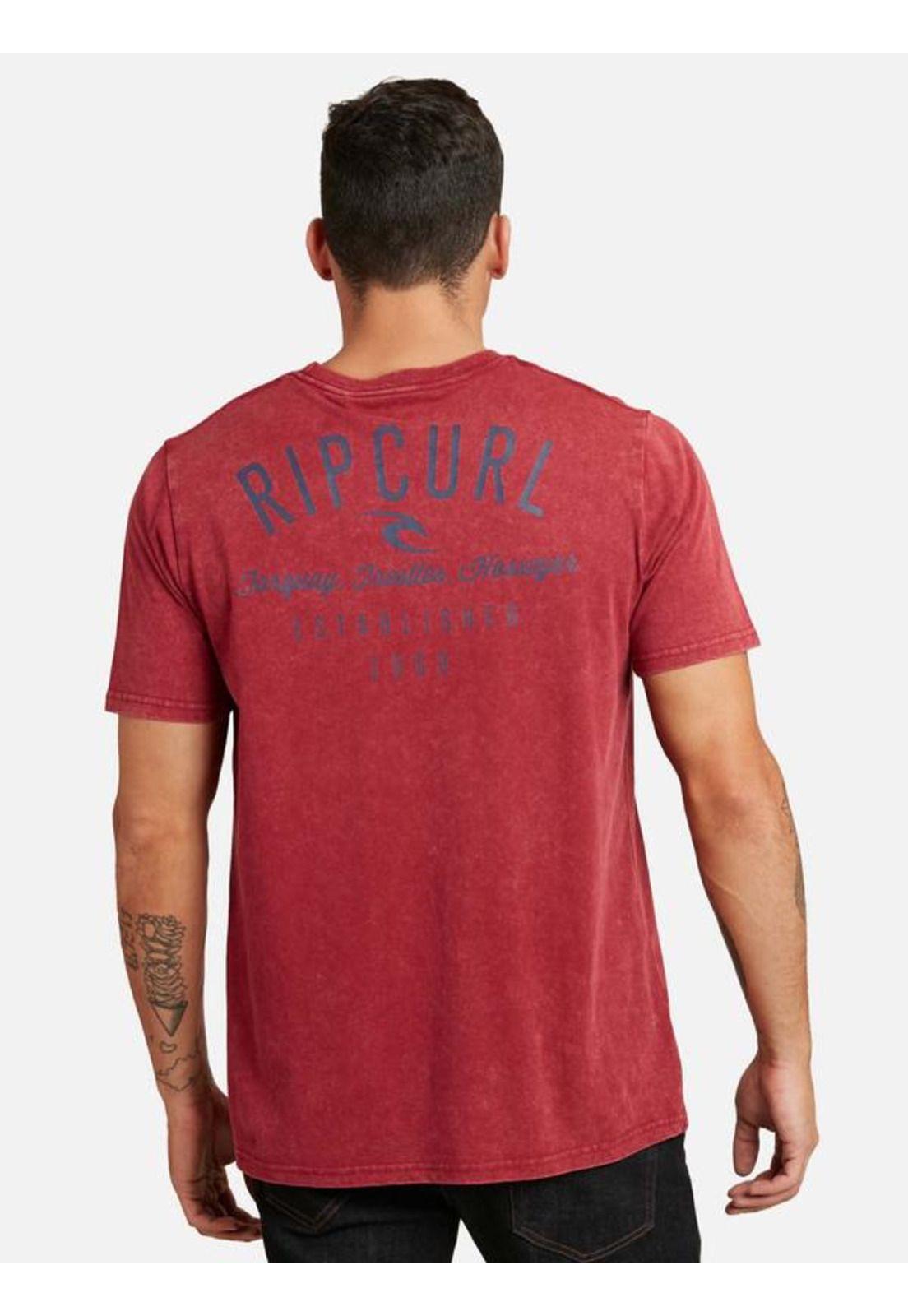 Polera M/C Intermedia Rojo Hombre Ripcurl-1