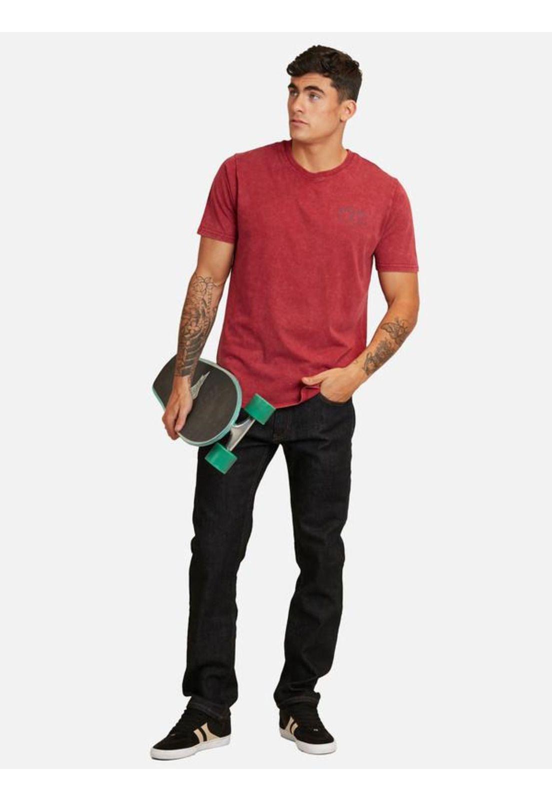 Polera M/C Intermedia Rojo Hombre Ripcurl-3