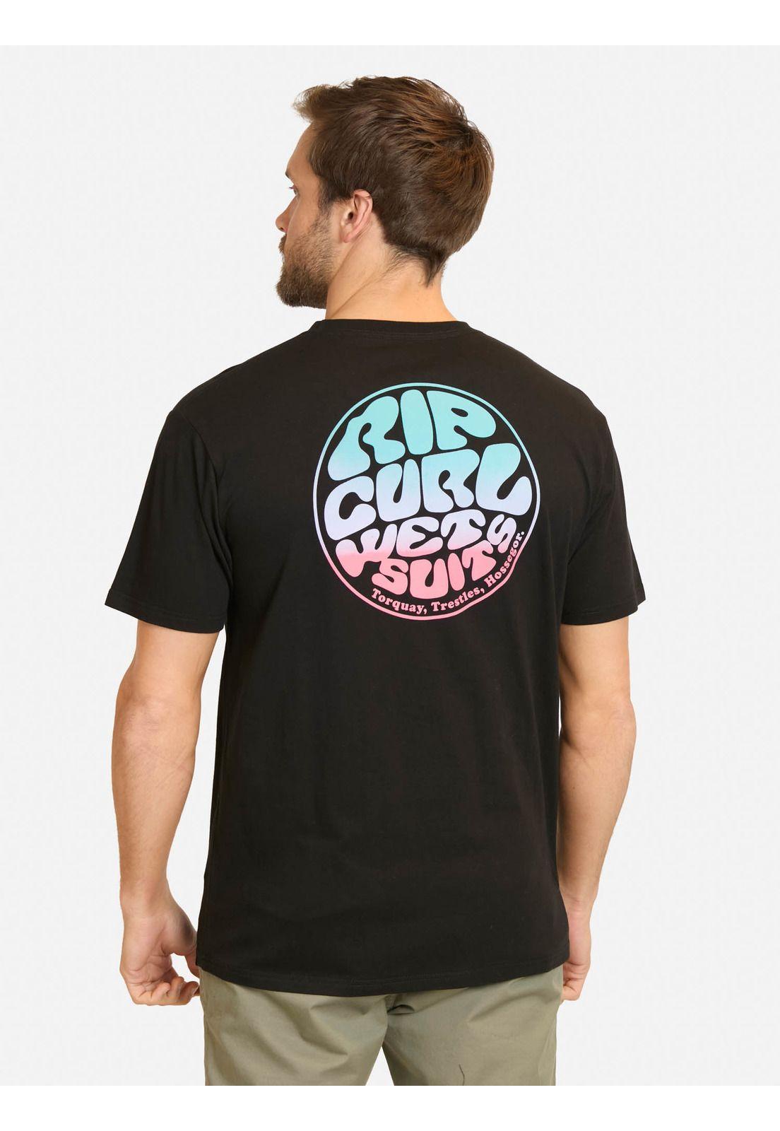 Polera MC Rush Negro Hombre Rip Curl-1