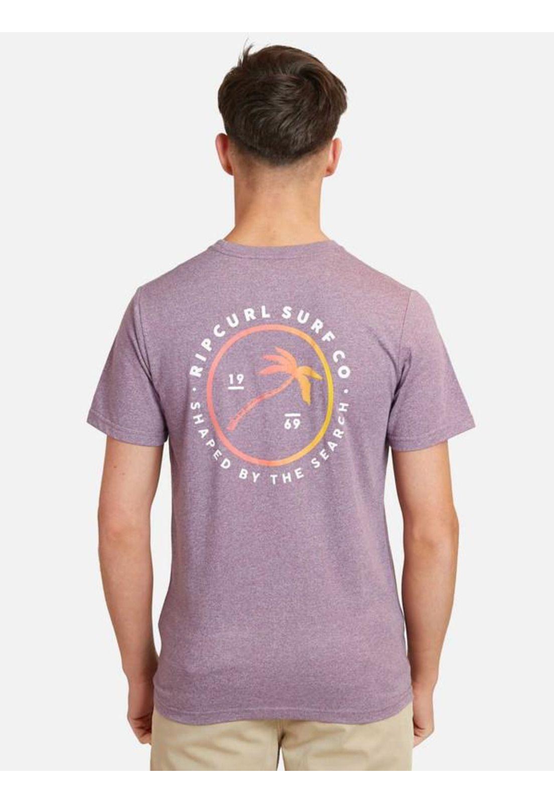 Polera M/C Basica Rosado Juvenil Hombre Ripcurl-1