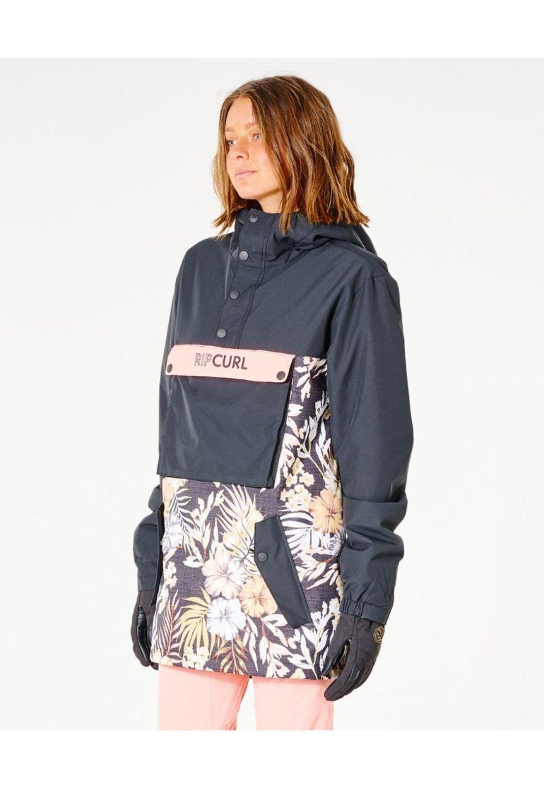 Parka Snow Primative Anorak Mujer Negro Rip Curl-2
