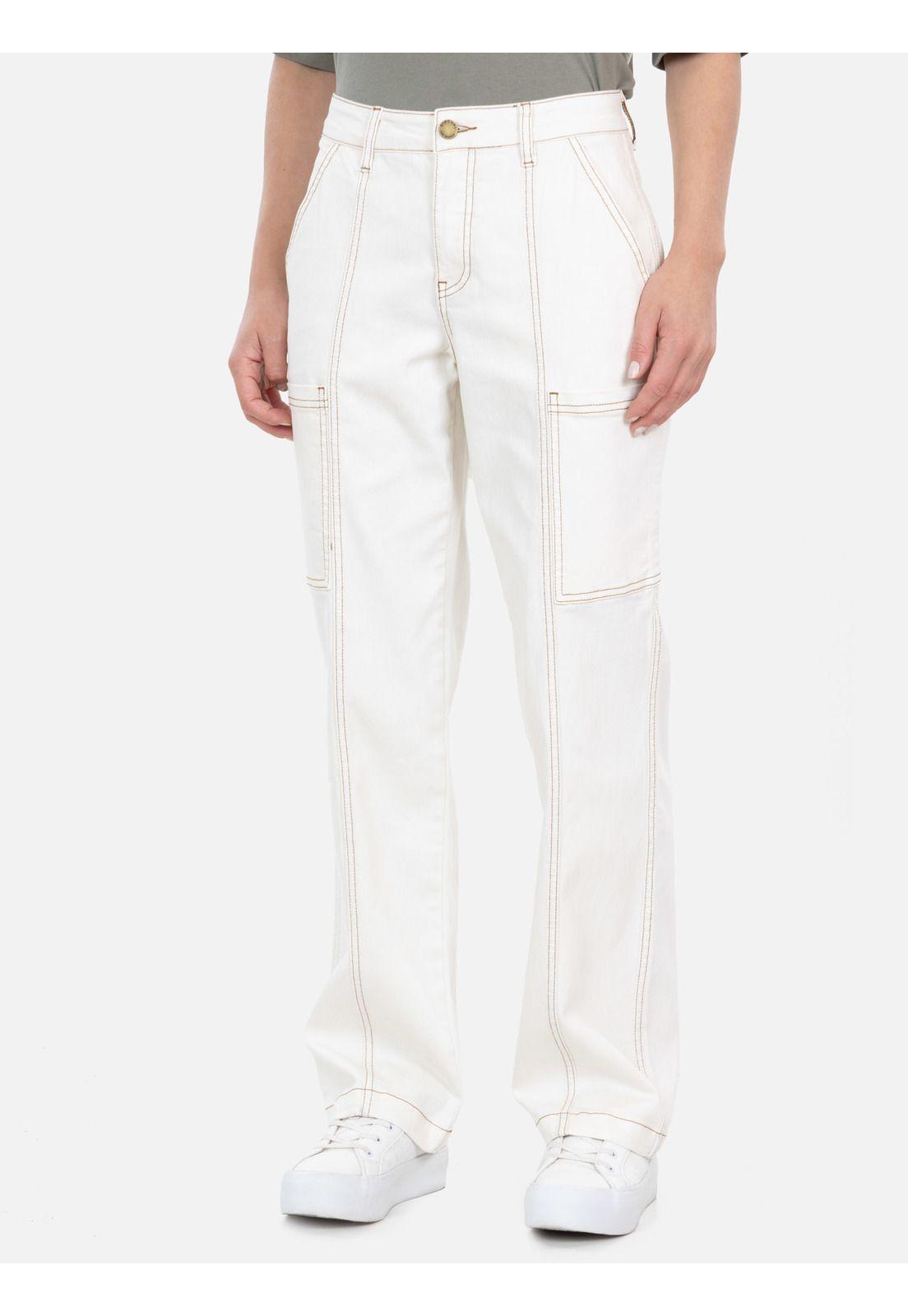 Pantalon Jeans Drop Blanco Mujer Rip Curl-0