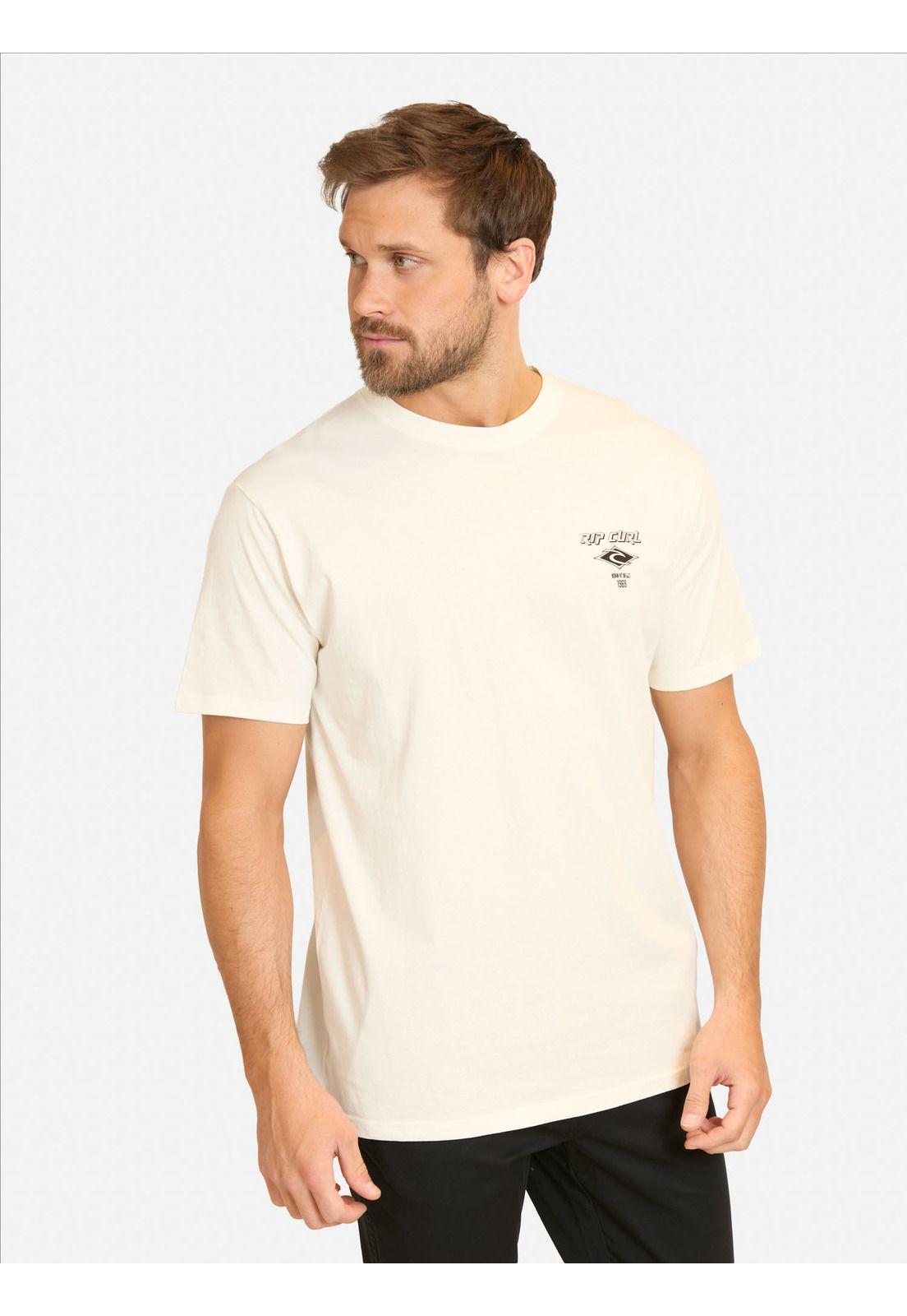 Polera MC Fadeout Essential Blanco Hombre Rip Curl-0