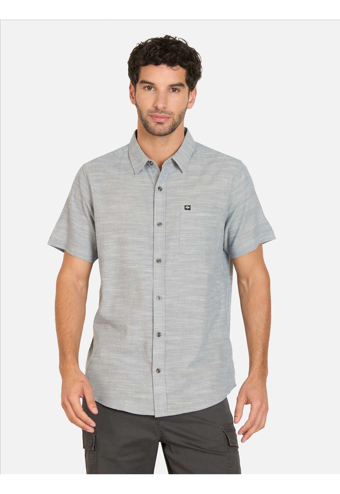 Camisa MC Coasttrip Celeste Hombre Rip Curl-0