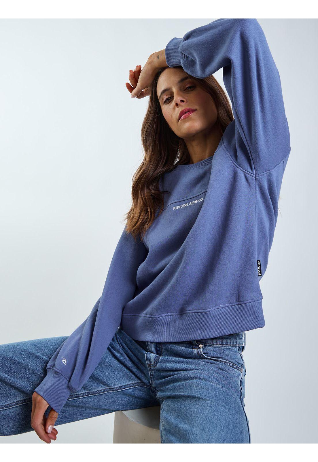 Poleron CR Portofino Azul Mujer Rip Curl-0