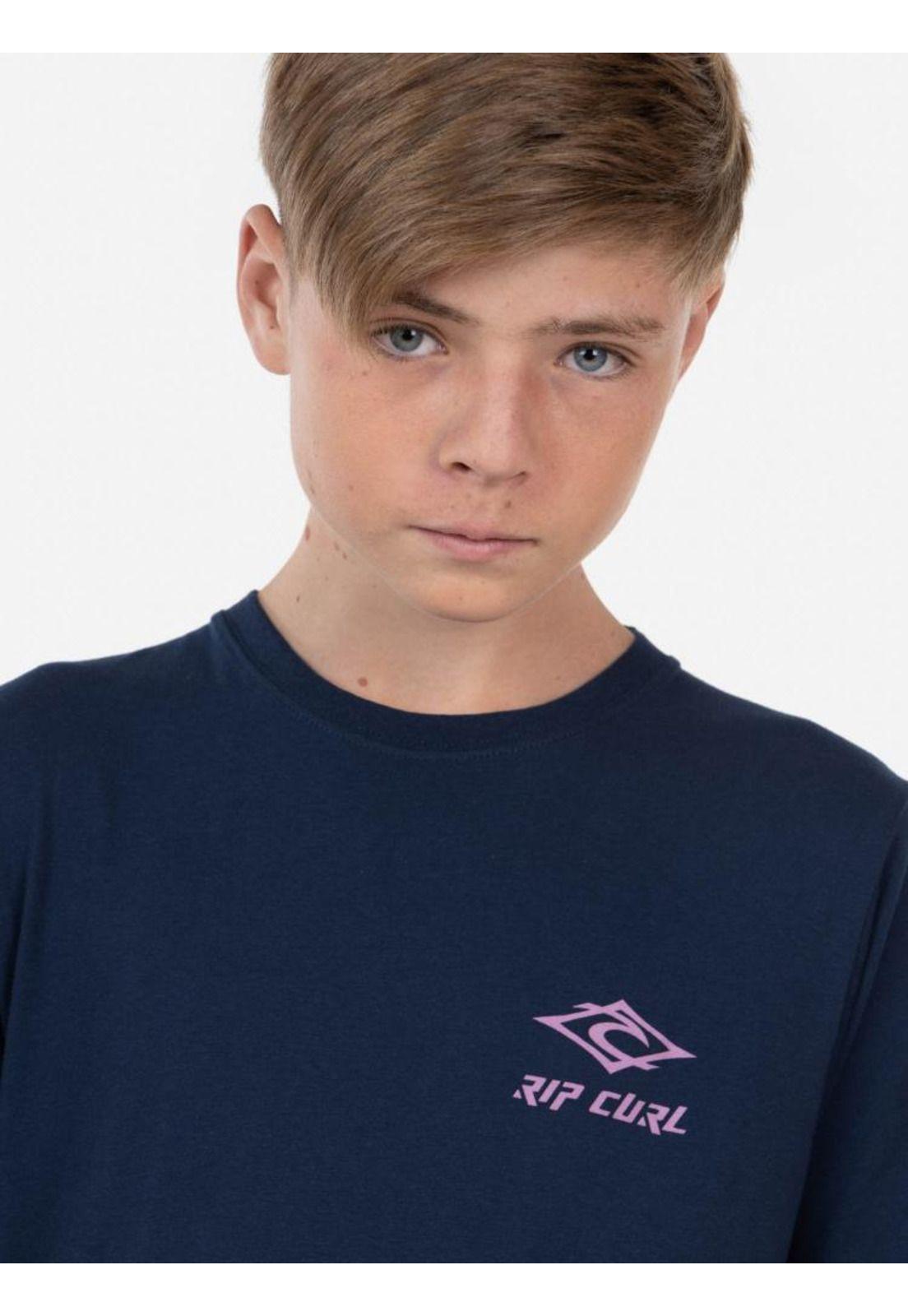 Polera RETRO RIP LS TEE Juvenil Marino Rip Curl-3