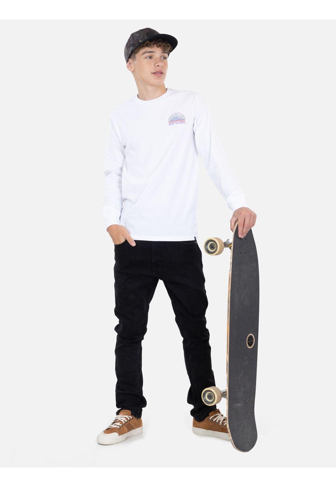 Polera ML Marflow Blanco Infantil Rip Curl-2