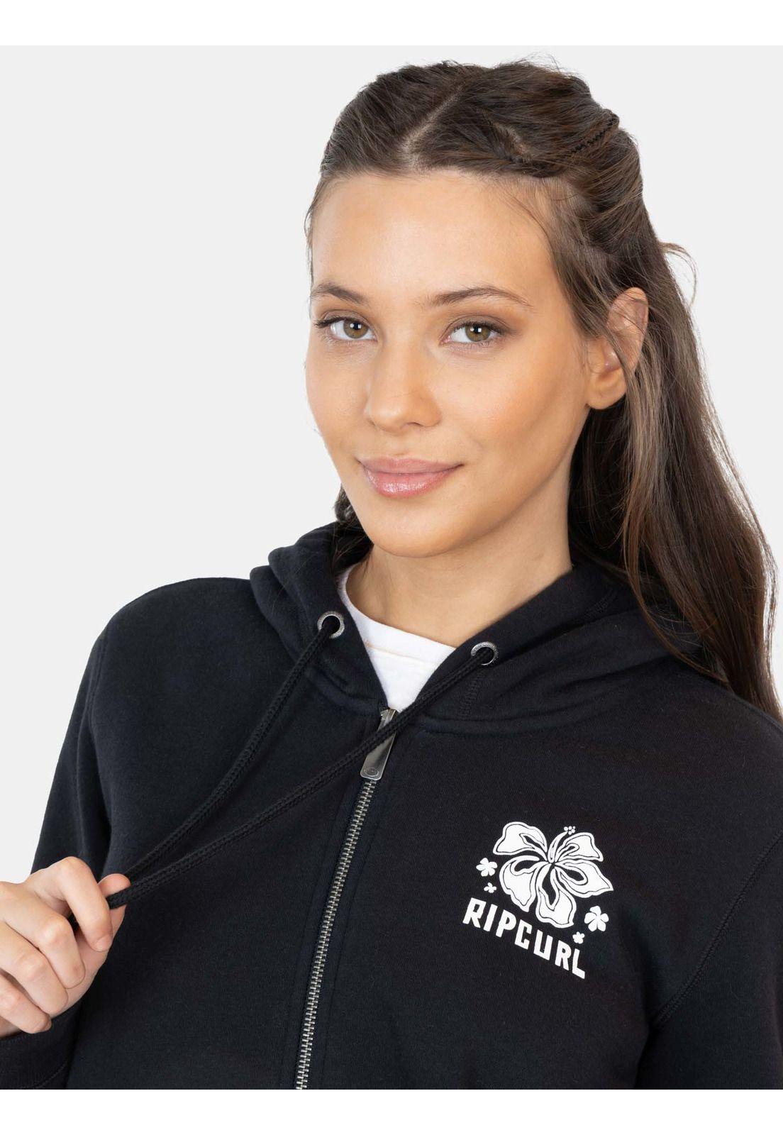 Poleron FZ Wildline Negro Mujer Rip Curl-2