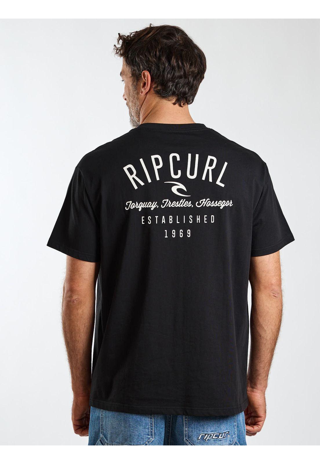 Polera MC Swell Negro Hombre Rip Curl-2