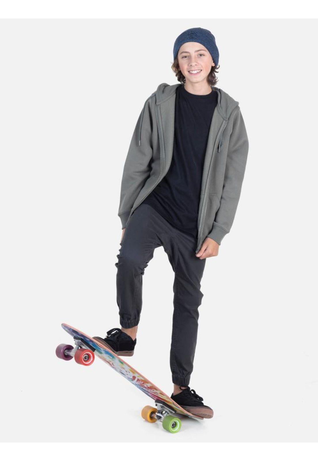 Poleron ROUND RC JOUNG Verde Juvenil Rip Curl-3