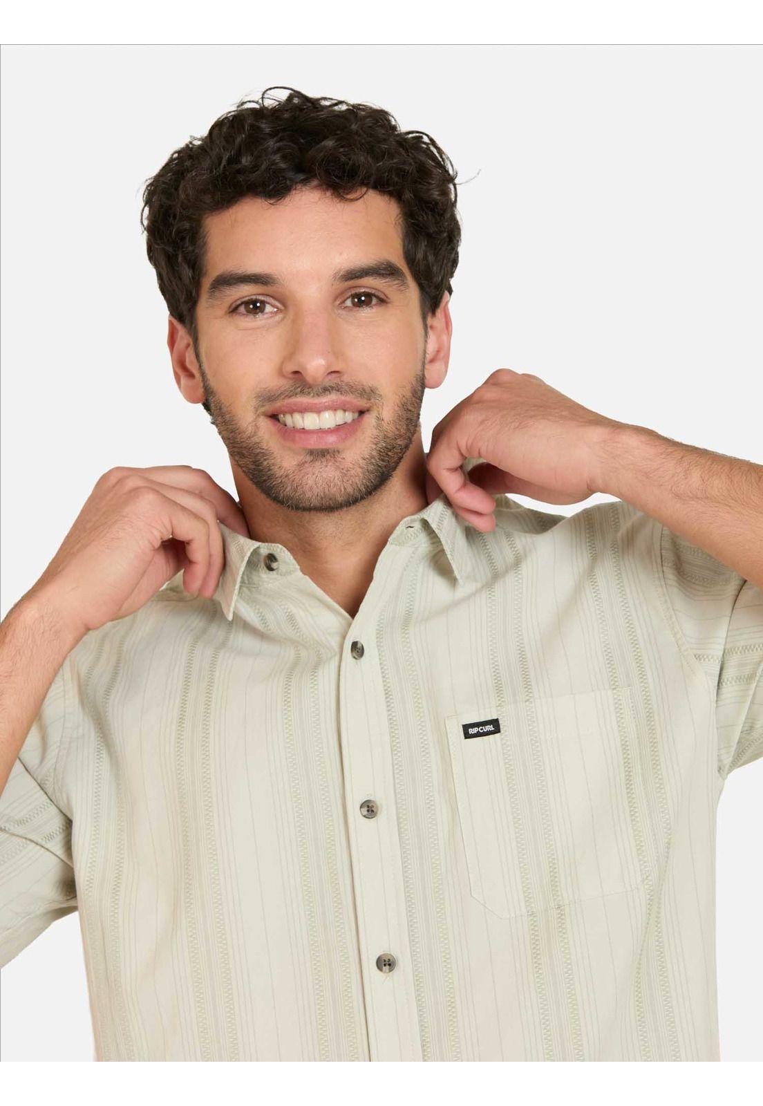 Camisa MC Duskline Verde Hombre Rip Curl-2