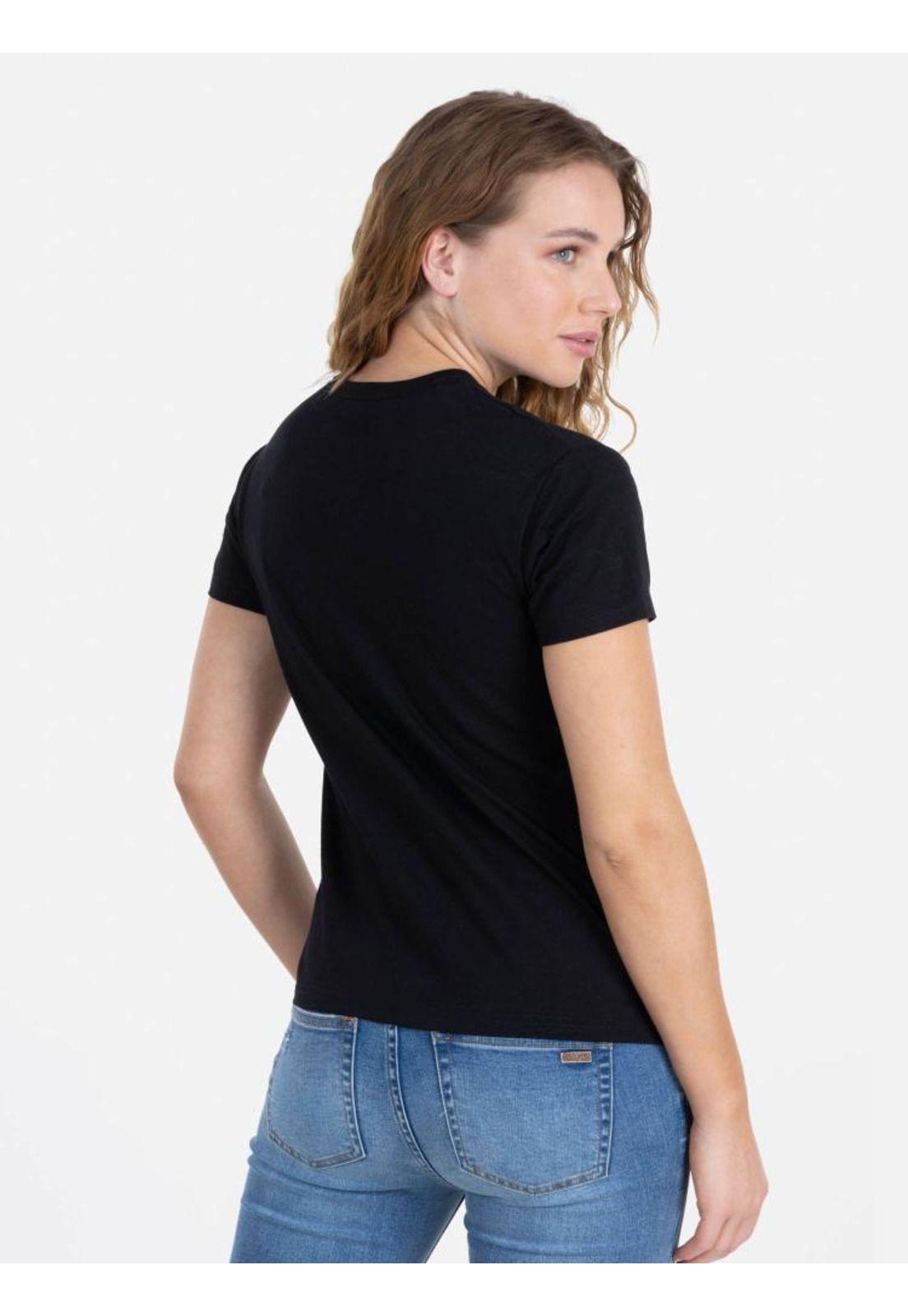 Polera EAGLE MC Mujer Negro Rip Curl-1