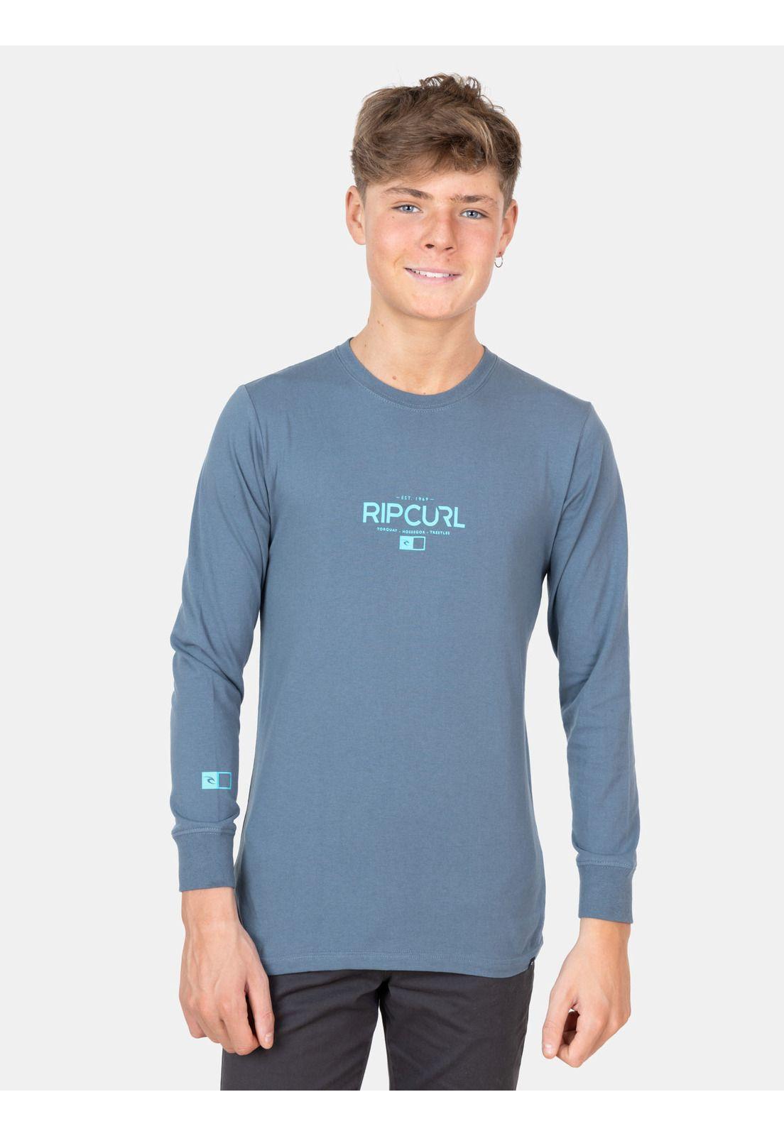 Polera M/L Symbols Sun Gris Infantil Rip Curl-0