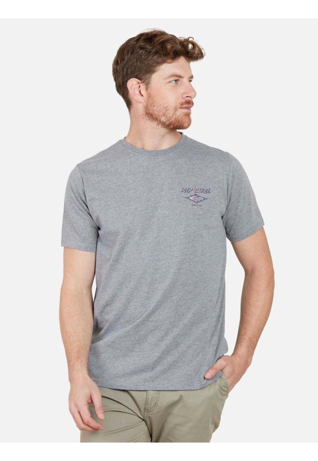 Polera 6P287 Hombre Gris Rip Curl-0