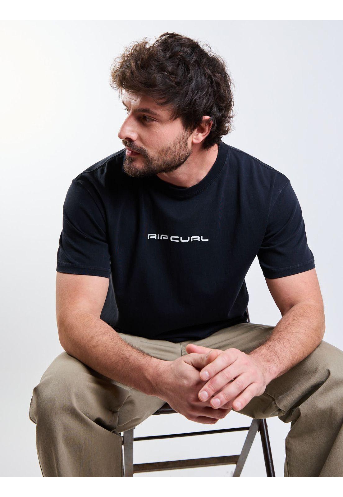 Polera MC Wave Negro Hombre Rip Curl-5