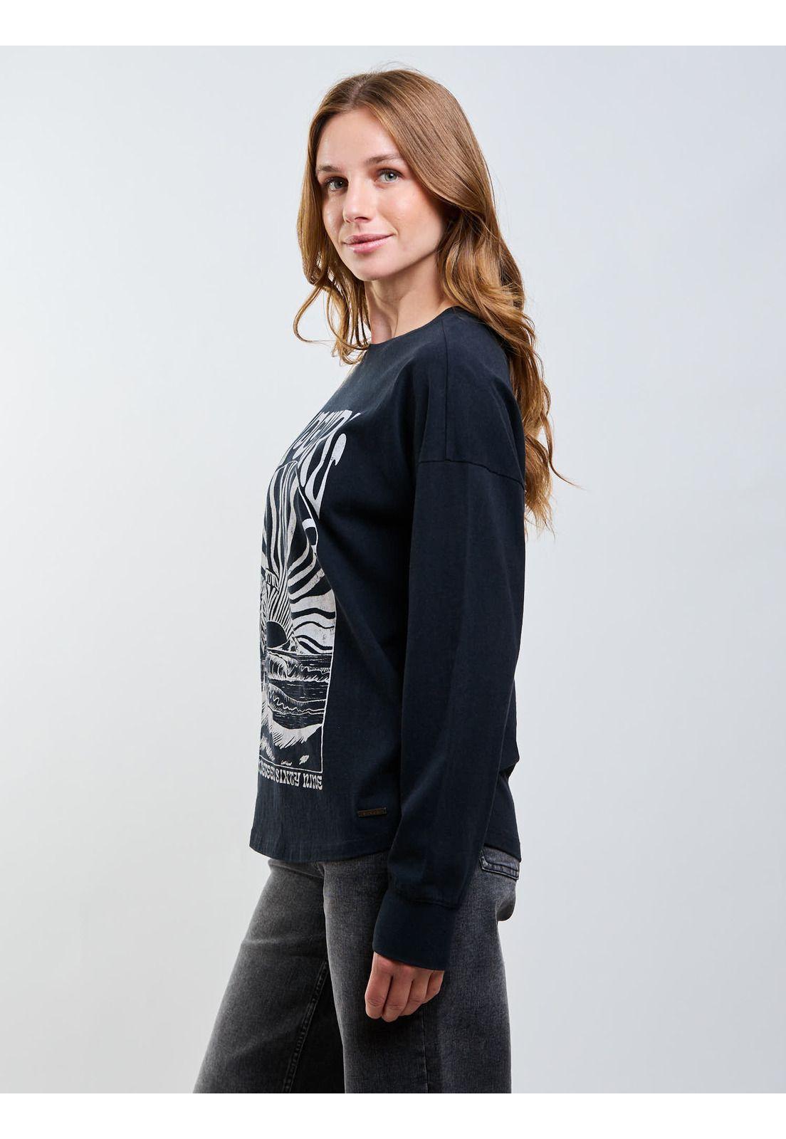 Polera ML Swell Negro Mujer Rip Curl-2