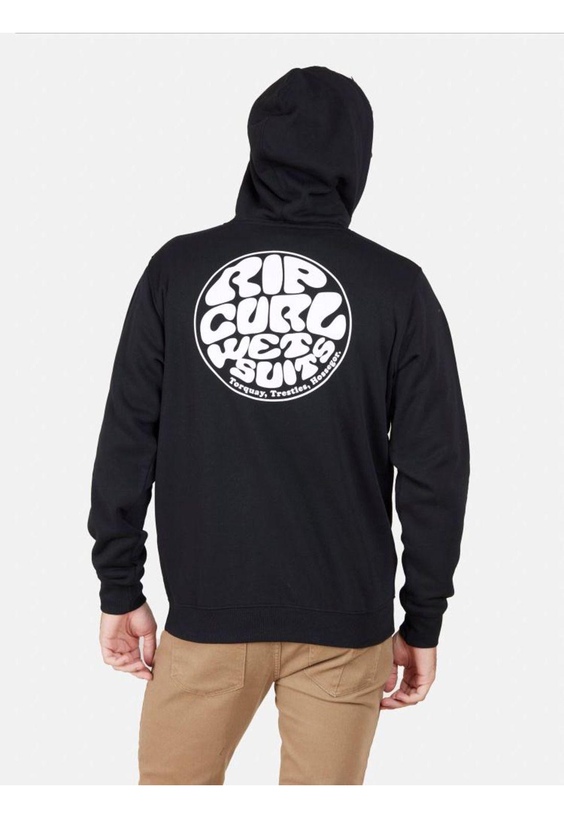 Poleron Hombre STAMPING RC Negro Rip Curl-1