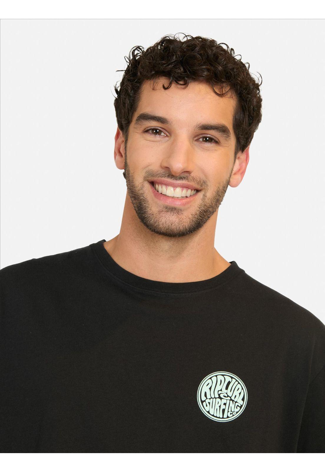 Polera MC Swellrider Negro Hombre Rip Curl-2