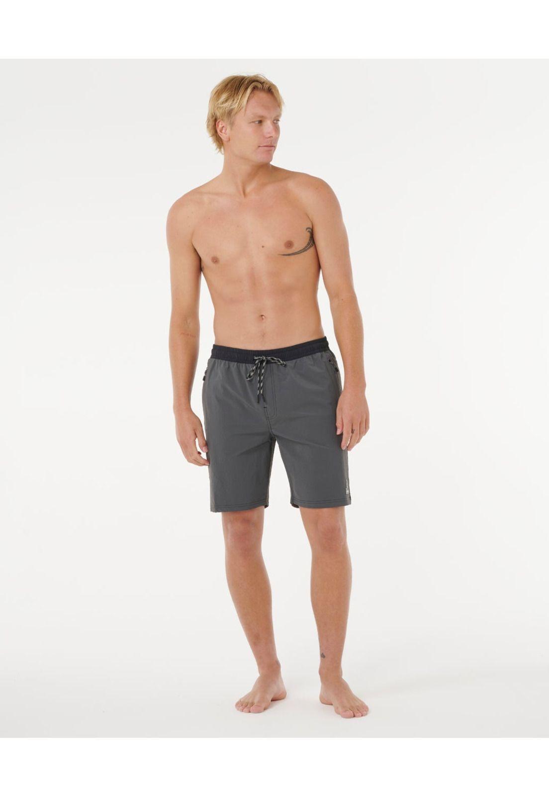 Traje De Baño The Search Volley Gris Hombre Rip Curl-3