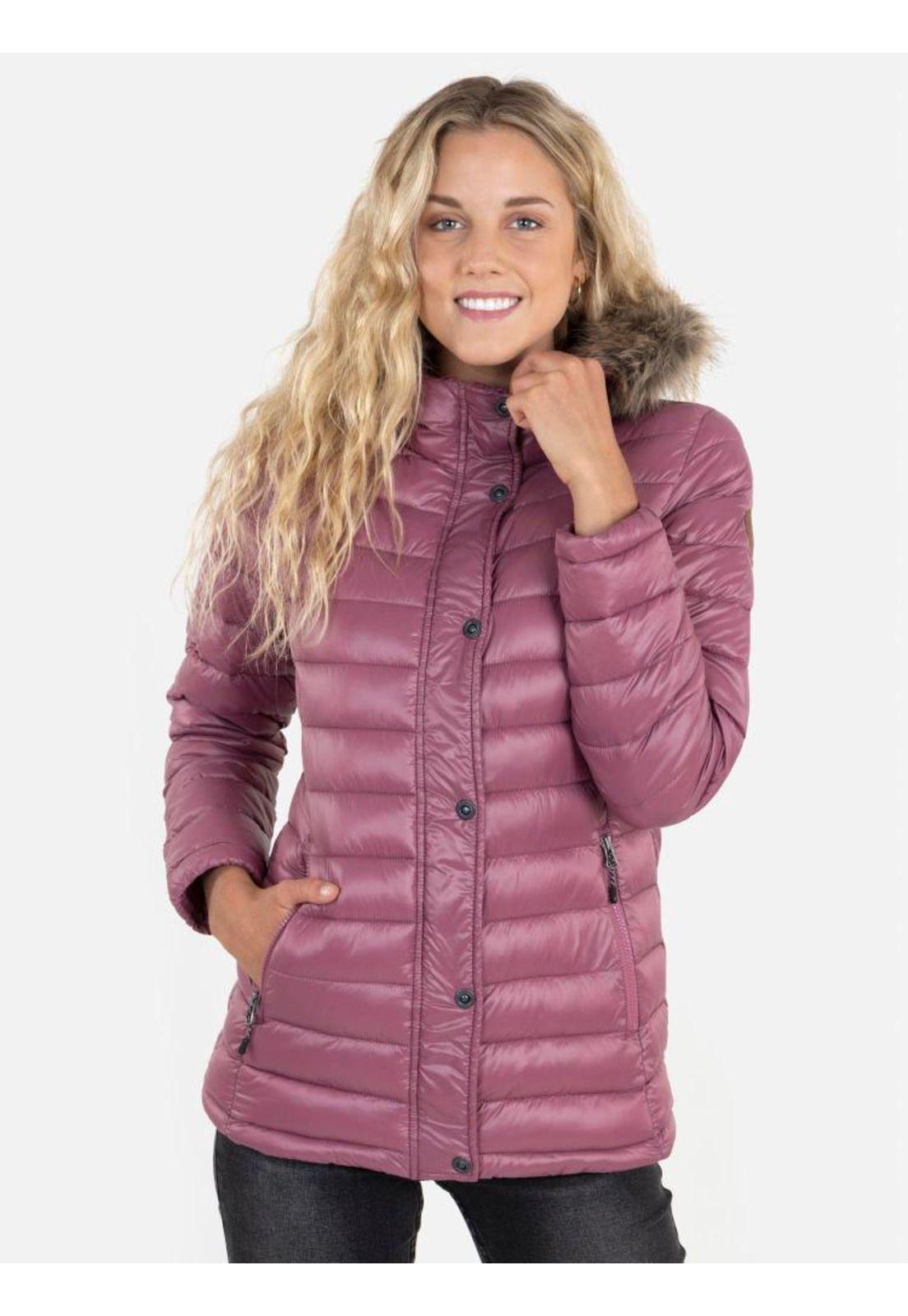 Parka Mujer SHORT ESKIMAL Rosado Rip Curl-0