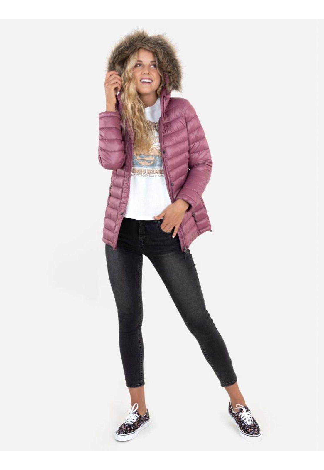 Parka Mujer SHORT ESKIMAL Rosado Rip Curl-3