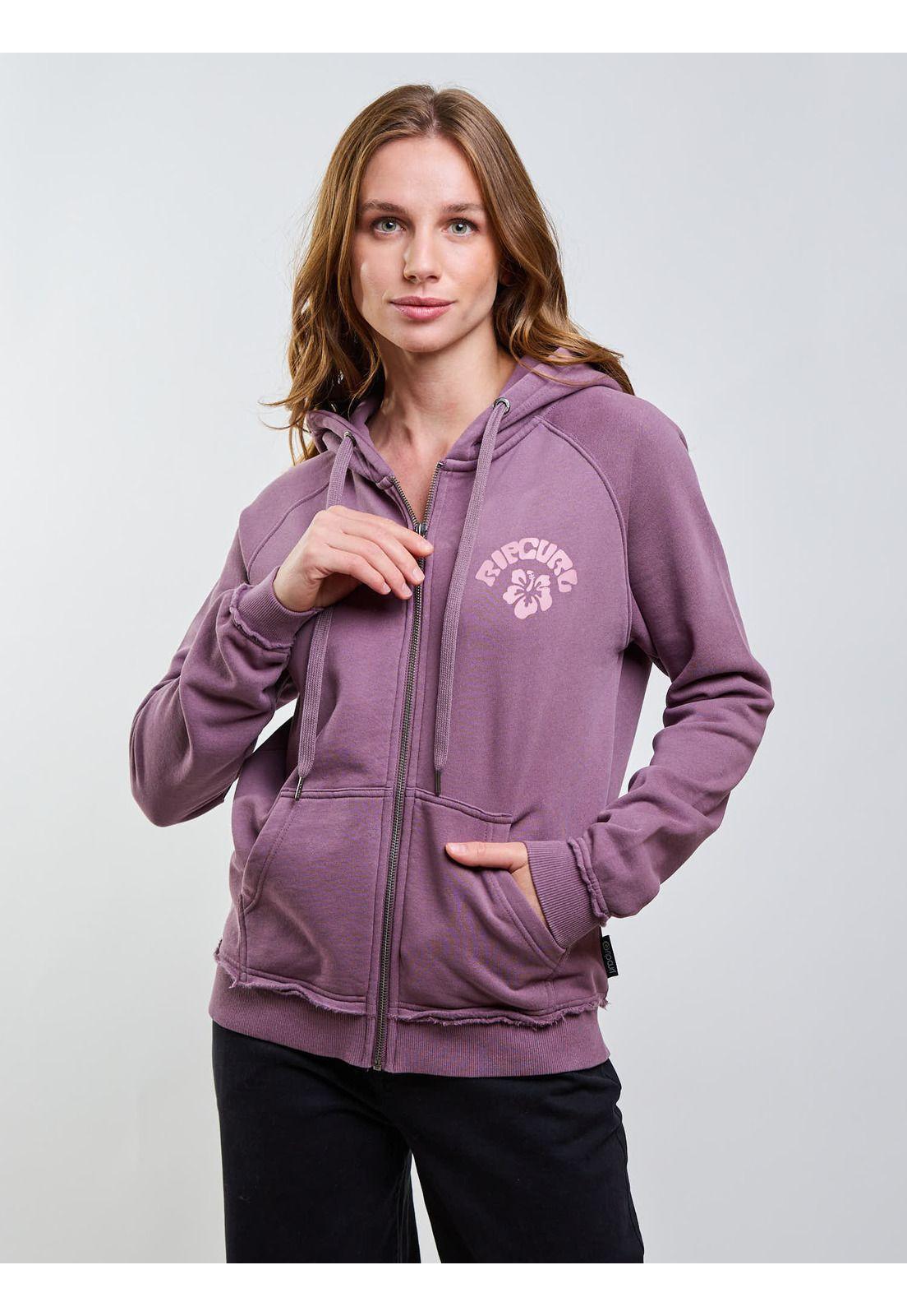 Poleron FZ Pure Morado Mujer Rip Curl-0