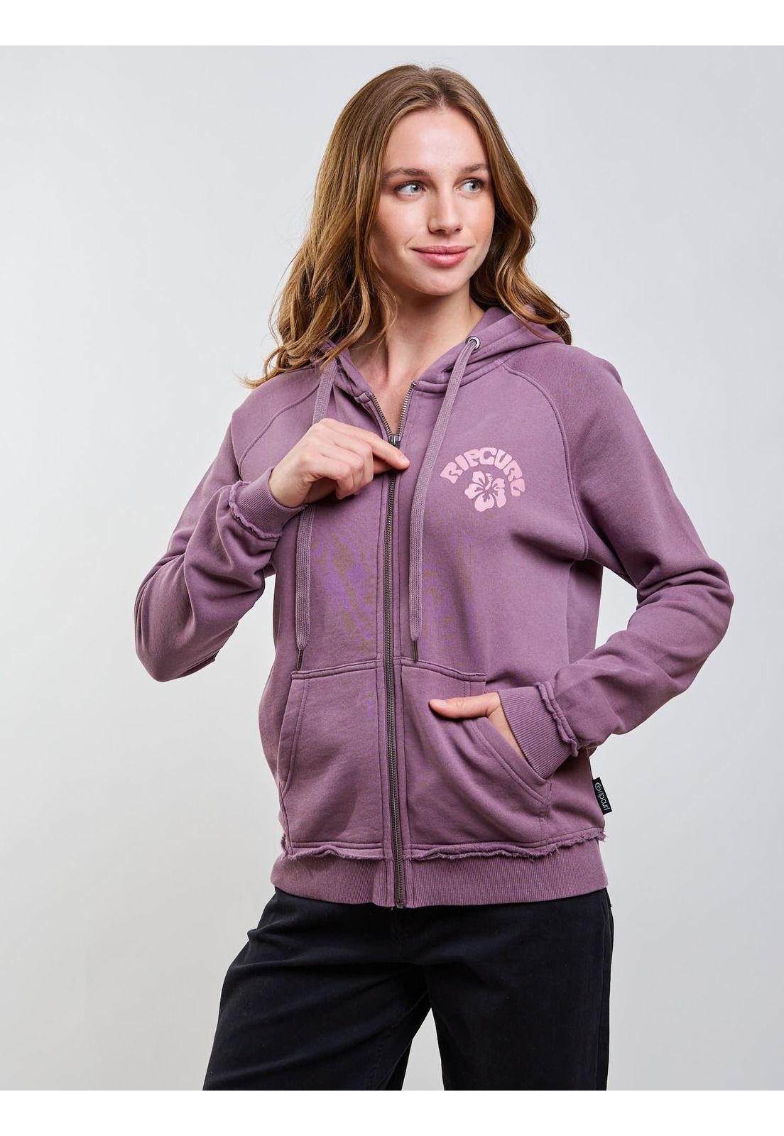 Poleron FZ Pure Morado Mujer Rip Curl-5