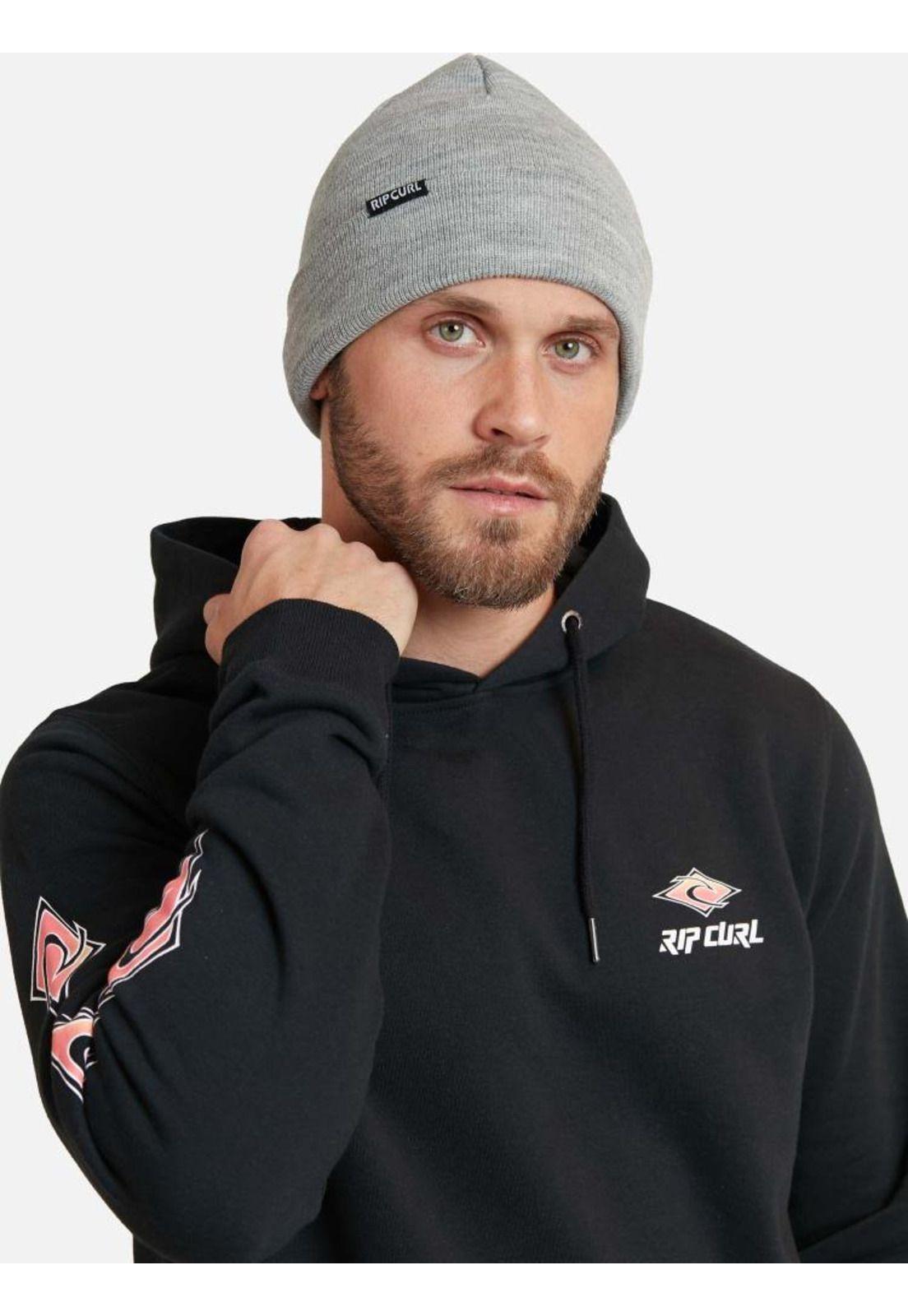 Poleron Retro RC wave Hoodie Negro Hombre Rip Curl-2