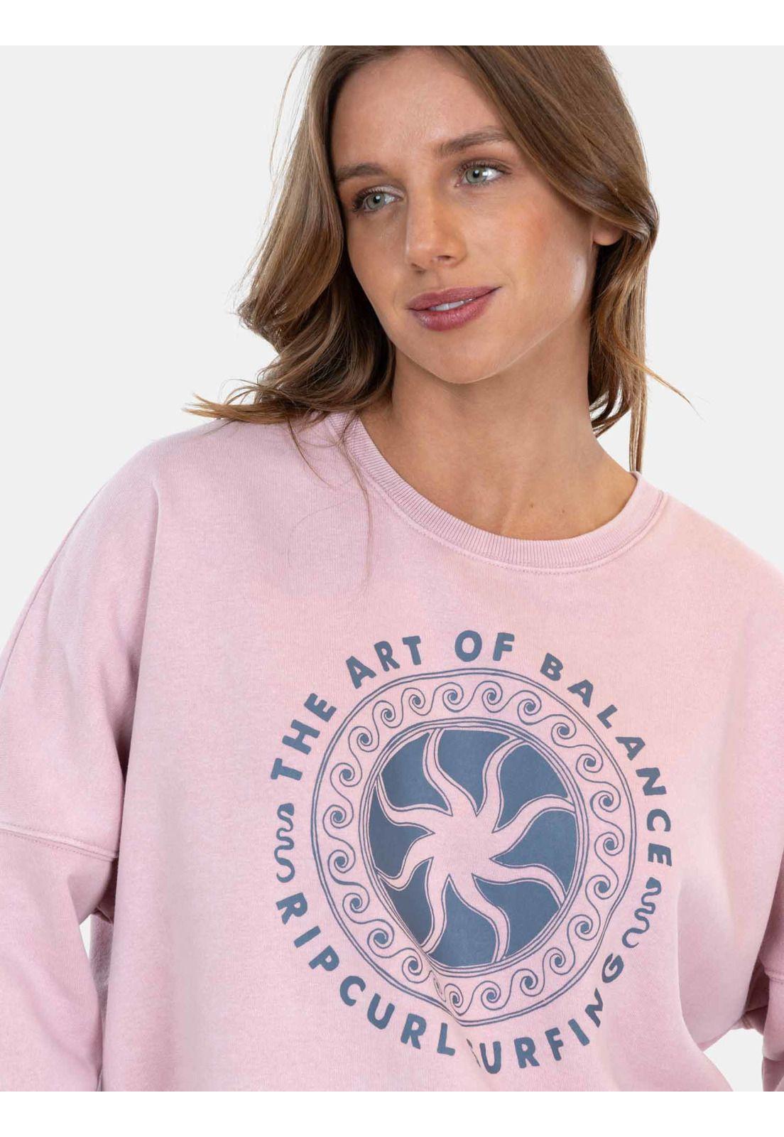 Poleron CR The Art Of Balance Rosado Mujer Rip Curl-1