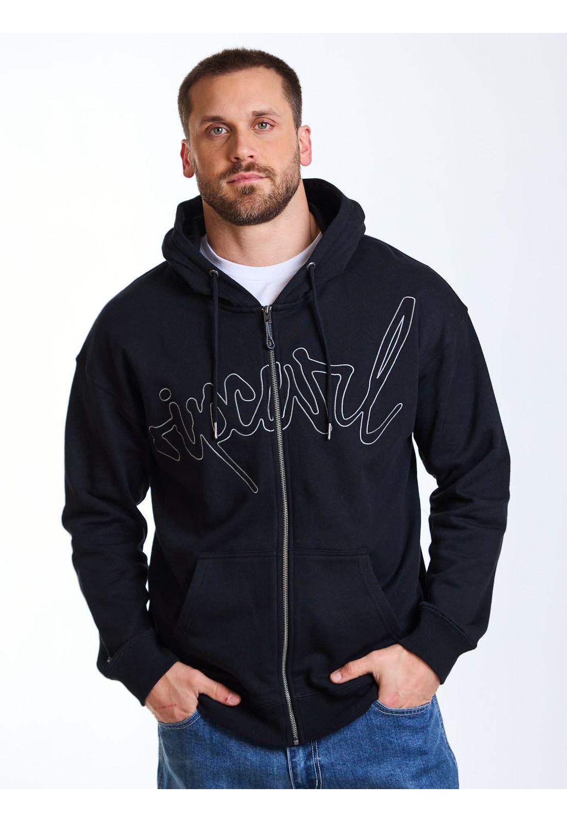 Poleron FZ Shoreline Negro Hombre Rip Curl-1