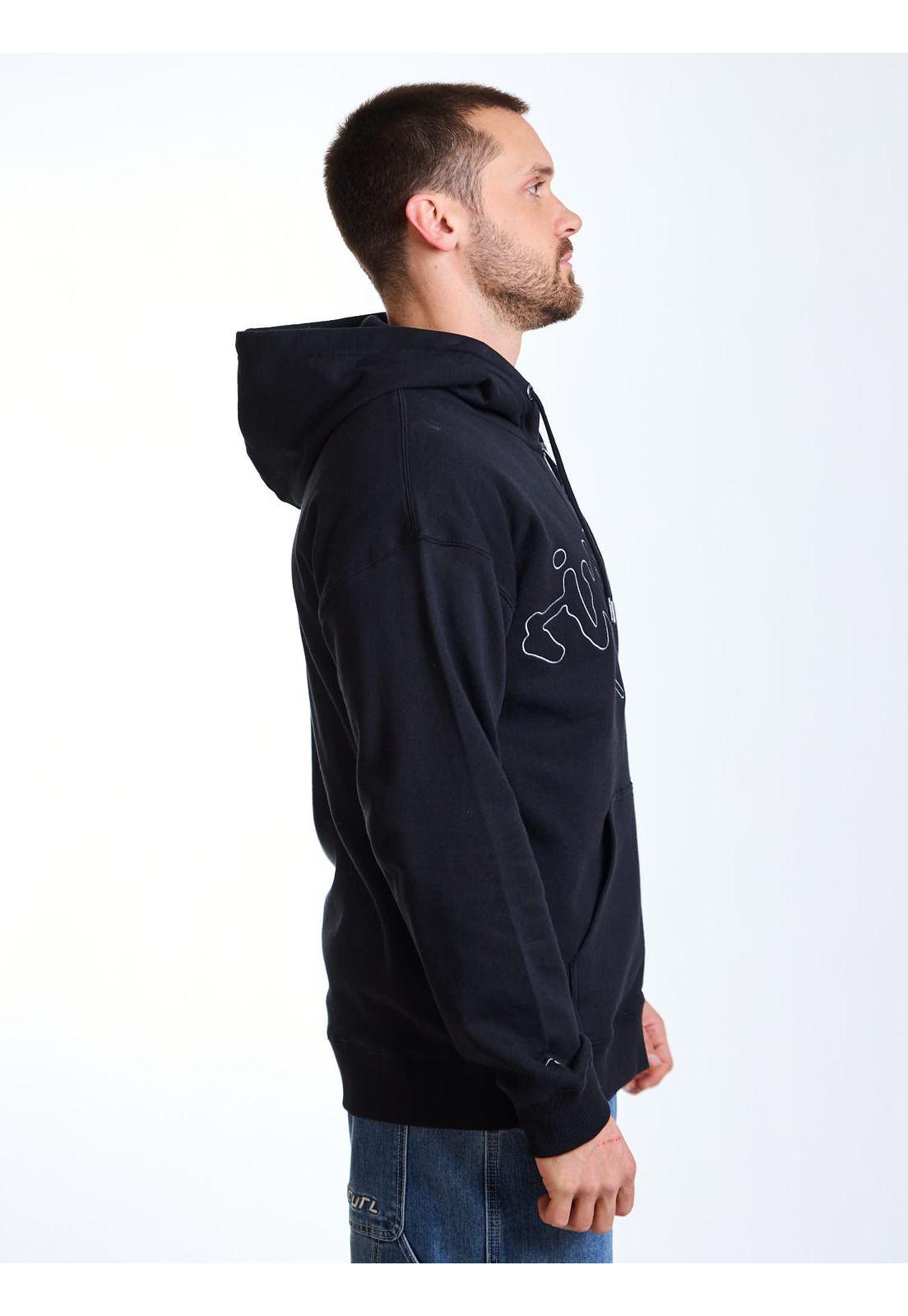 Poleron FZ Shoreline Negro Hombre Rip Curl-3