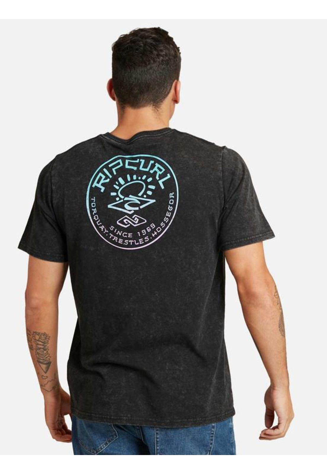 Polera M/C Intermedia Negro Hombre Ripcurl-1