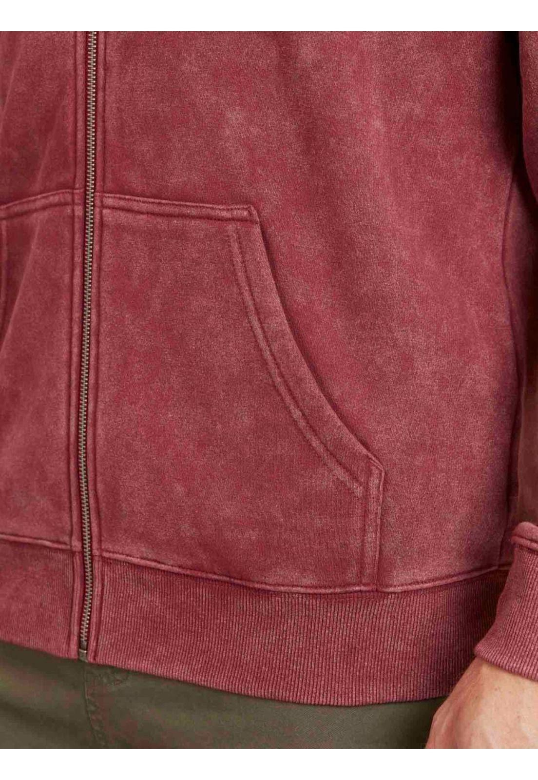 Poleron THE SEARCH FZ Hombre Rojo Oscuro Rip Curl-3