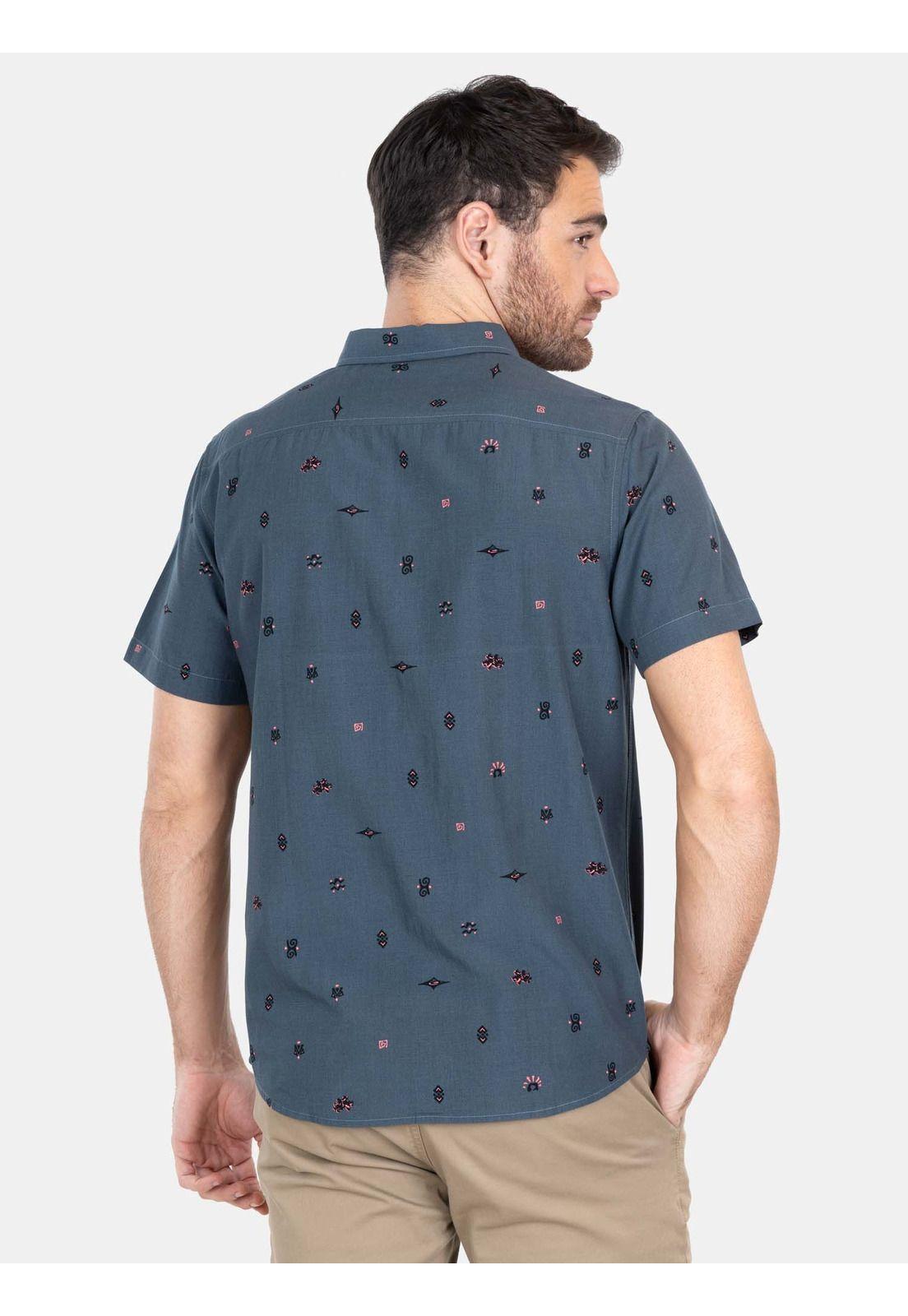 Camisa M/C Raw Energy Ditsy Ss Multicolor Hombre Rip Curl-3