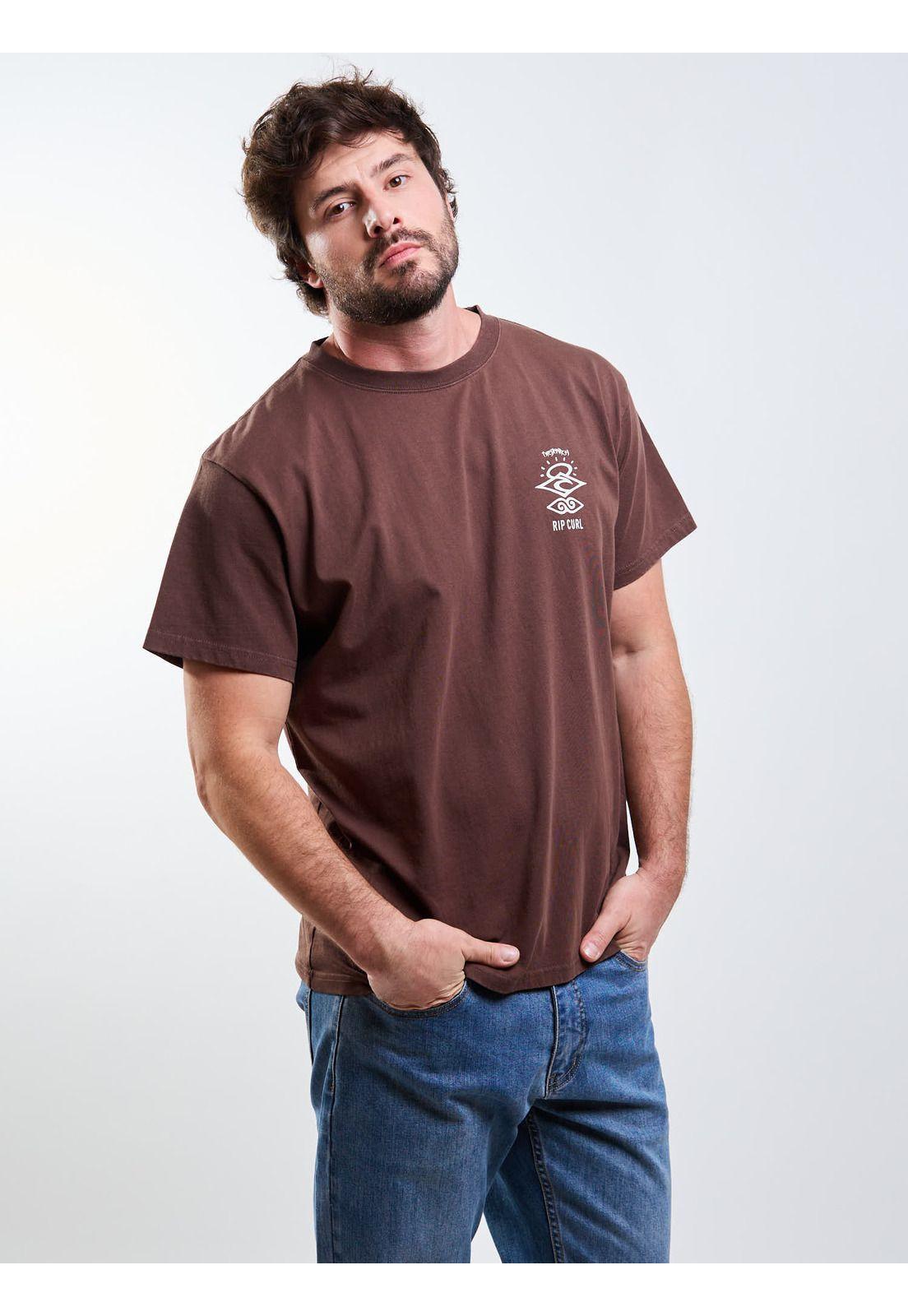 Polera MC Shore Café Hombre Rip Curl-0