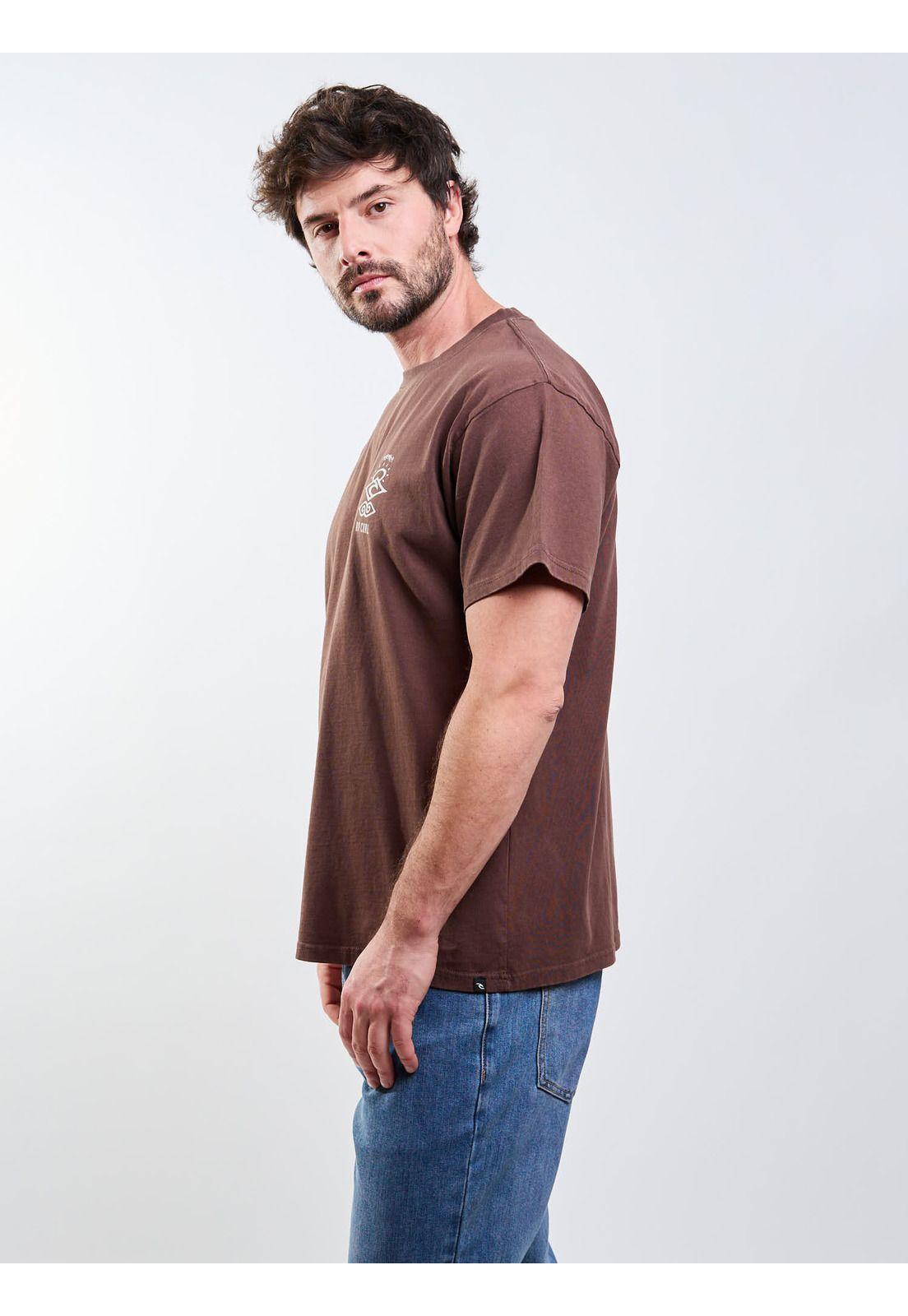 Polera MC Shore Café Hombre Rip Curl-2