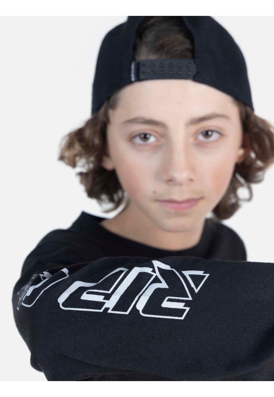 Polera Juvenil RP BLACK AND WHITE Negro Rip Curl-2