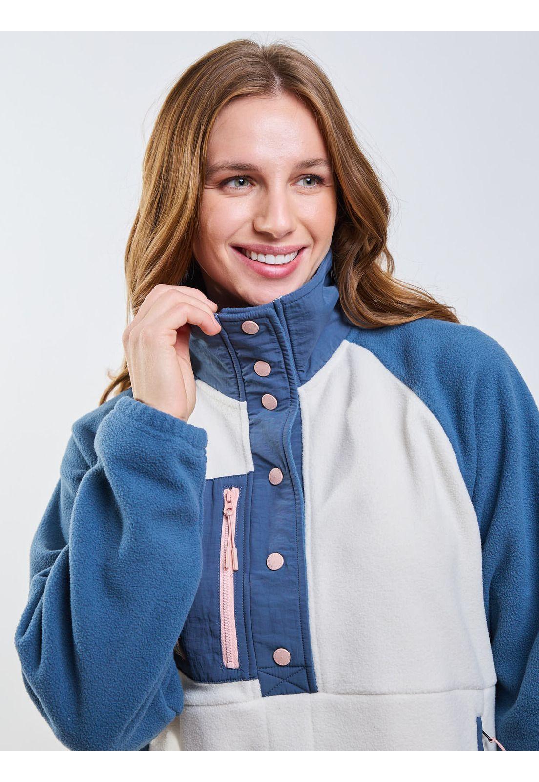 Poleron Polar Outlaw Azul Mujer Rip Curl-3