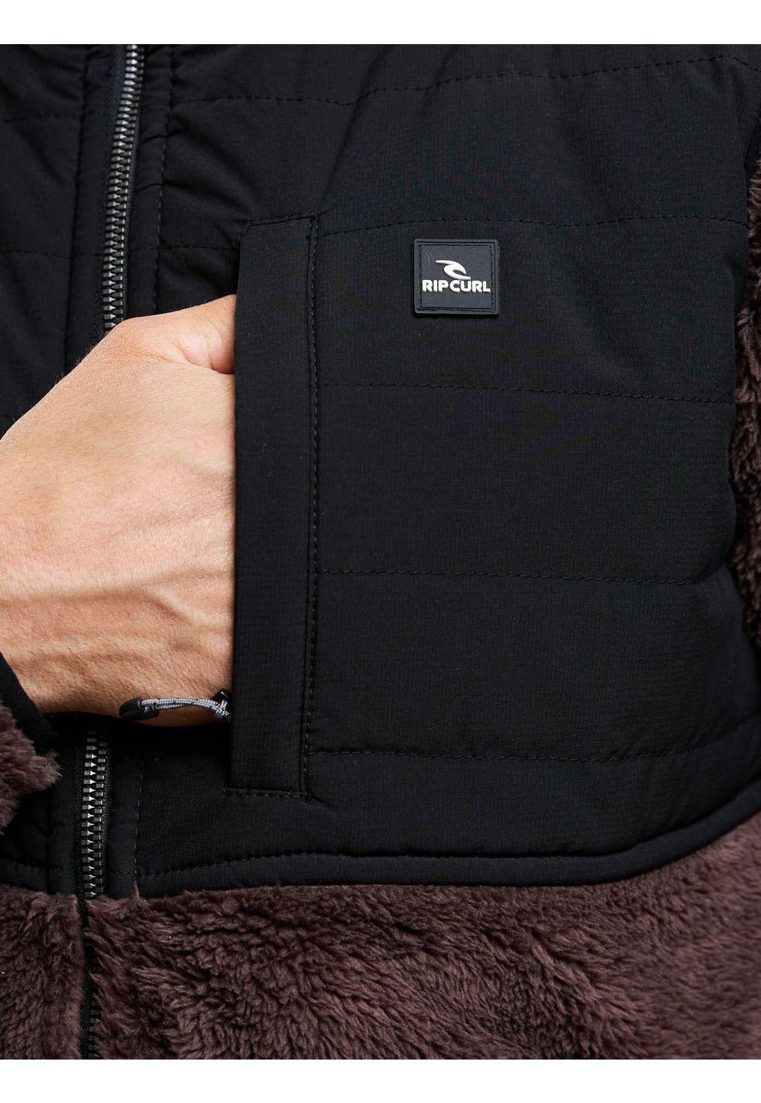 Poleron Chiporro Mareal Café Hombre Rip Curl-4