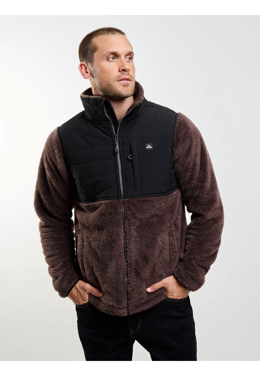 Poleron Chiporro Mareal Café Hombre Rip Curl-6