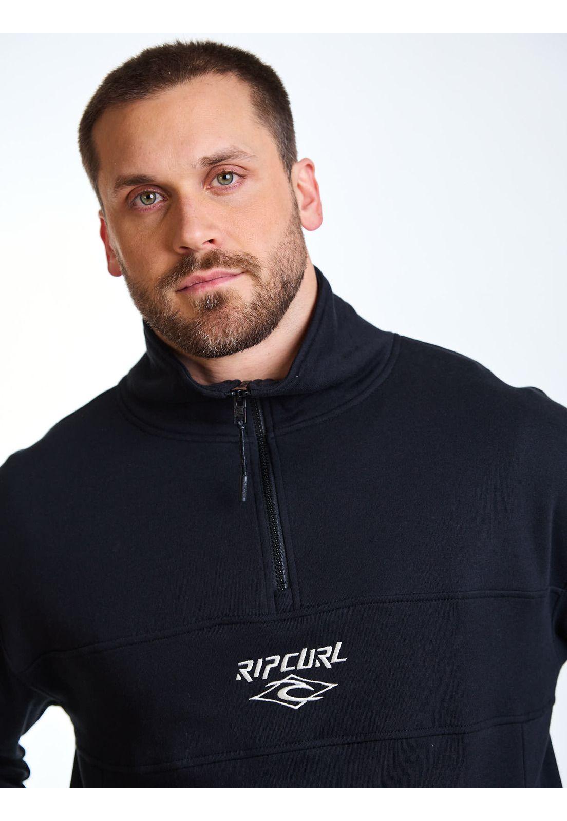 Poleron HZ Seeker Negro Hombre Rip Curl-4