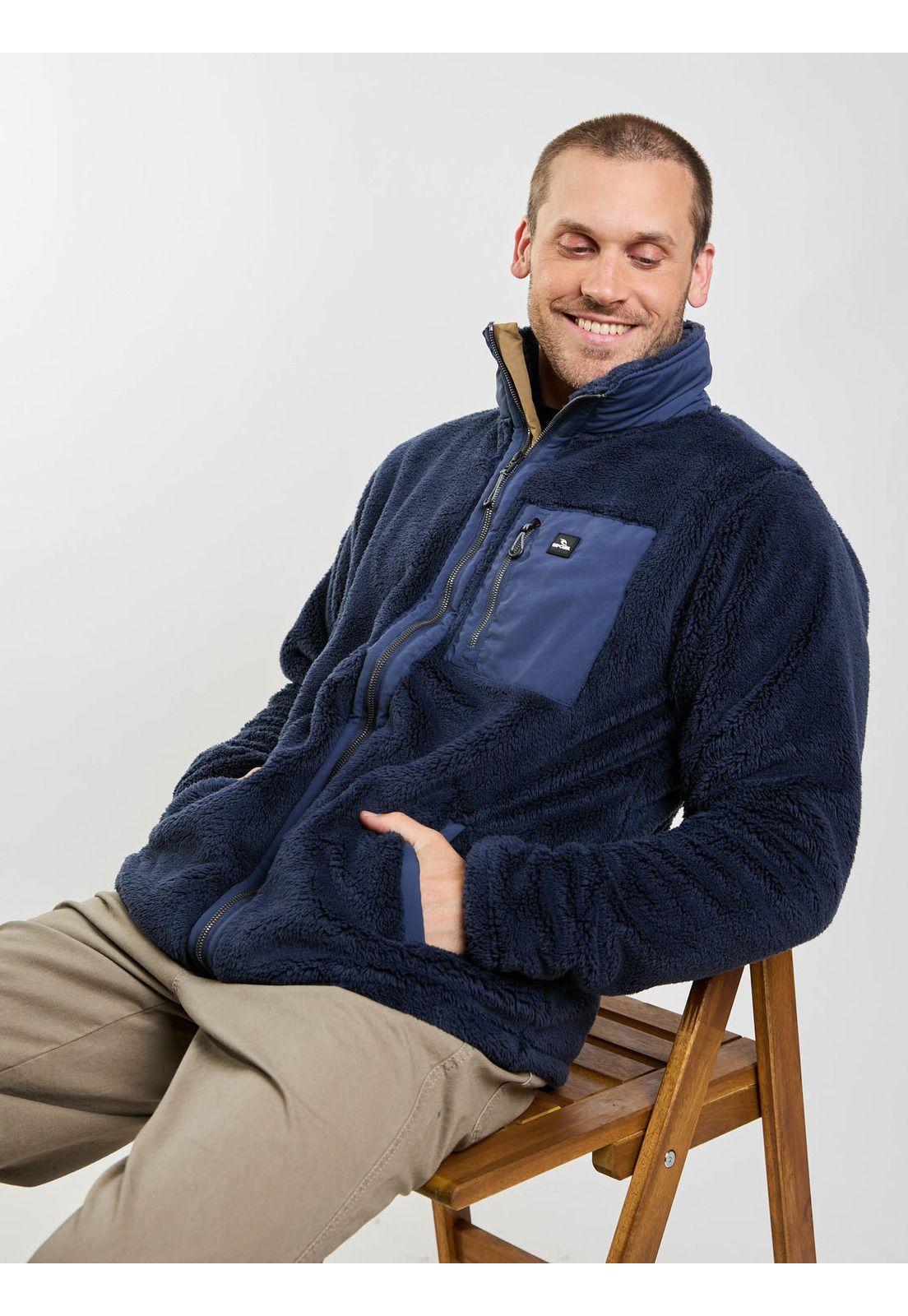 Poleron Chiporro Foam Azul Hombre Rip Curl-6