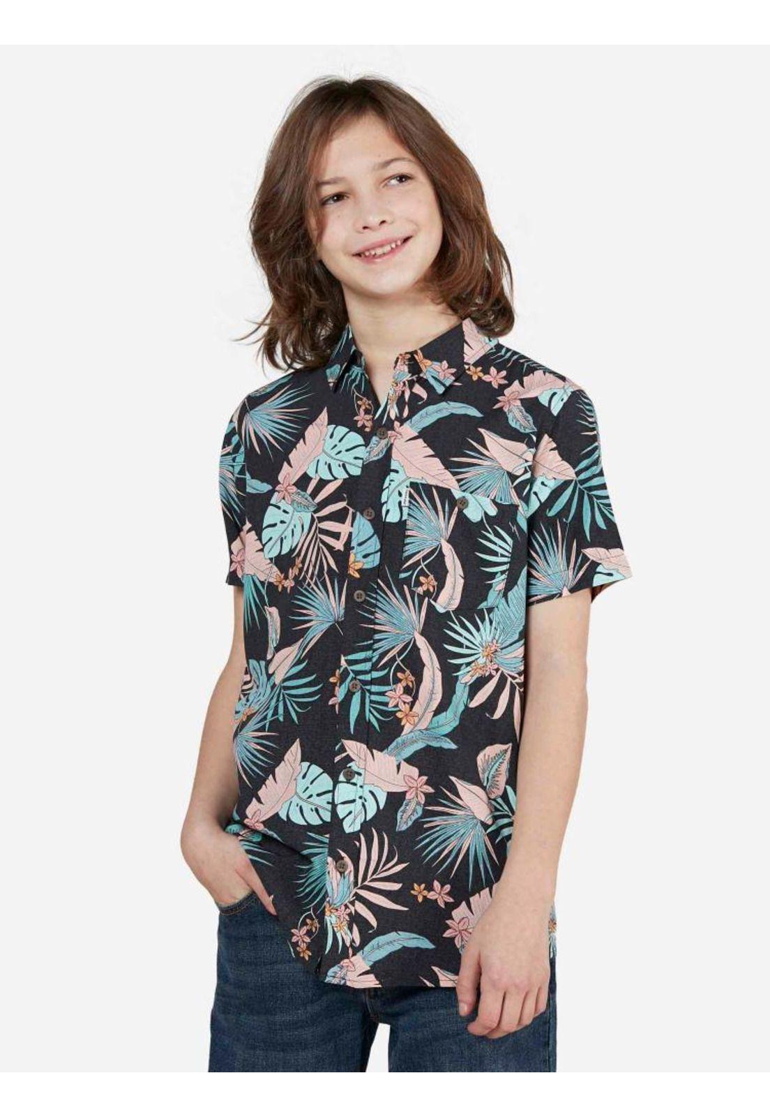 Camisa Juvenil 6C444-MV22 Multicolor Rip Curl-0