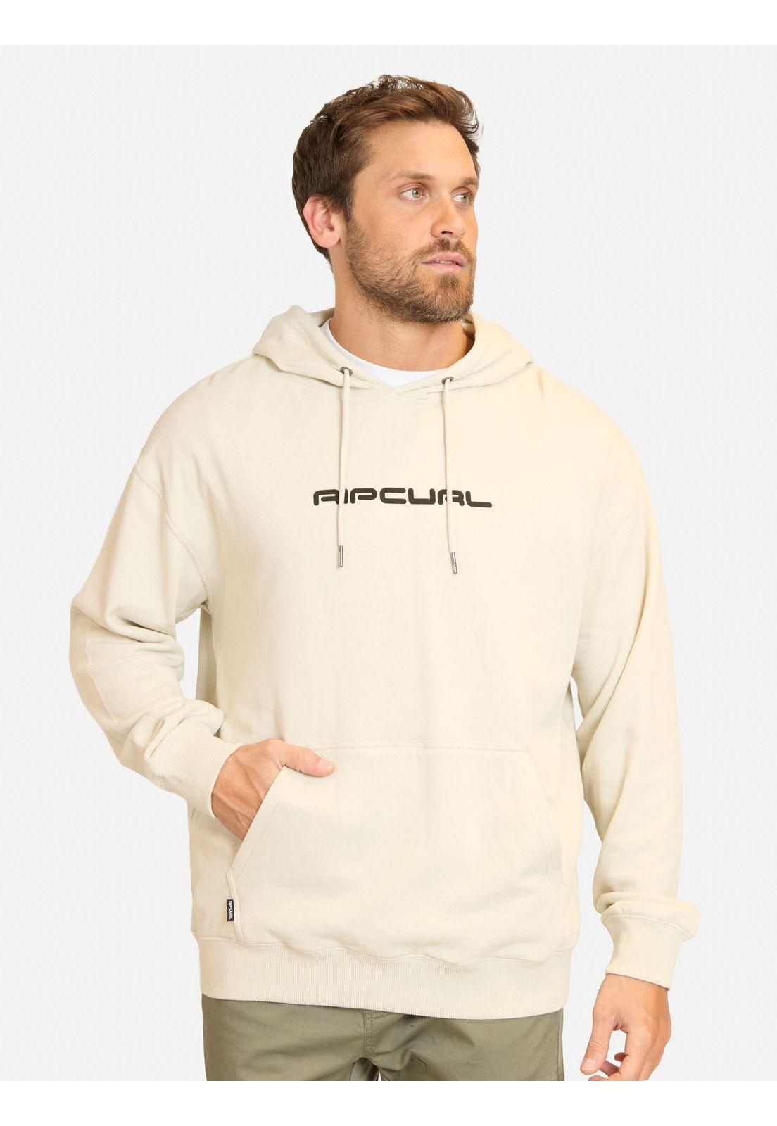 Poleron Canguro Coast Blanco Hombre Rip Curl-0