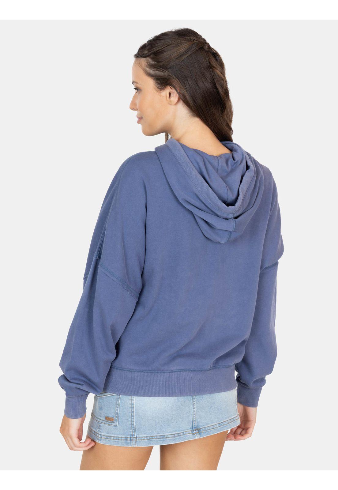 Poleron Canguro Mistcrest Azul Mujer Rip Curl-1