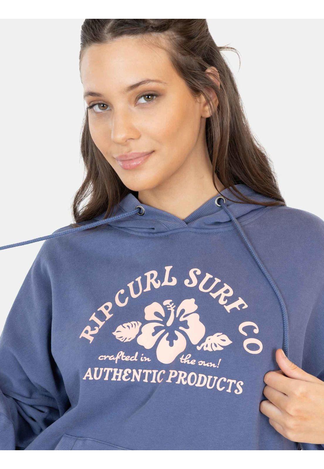 Poleron Canguro Mistcrest Azul Mujer Rip Curl-2