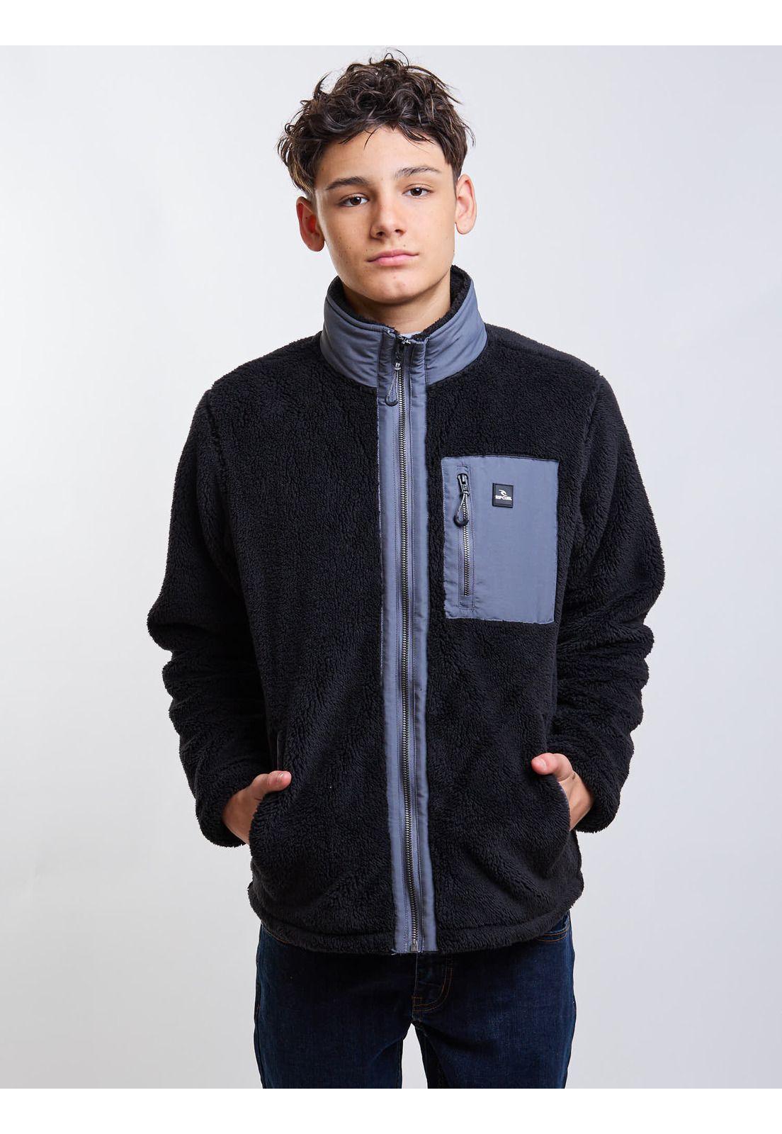 Poleron Chiporro Seabound Negro Infantil Rip Curl-5