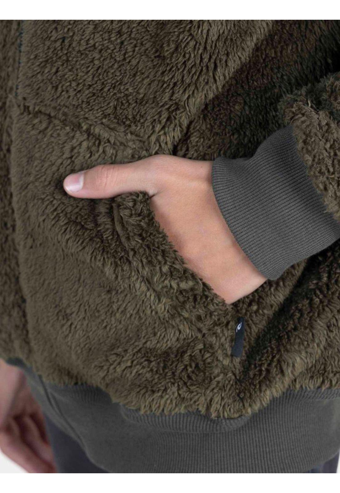 Poleron Chiporro Juvenil Verde Rip Curl-4